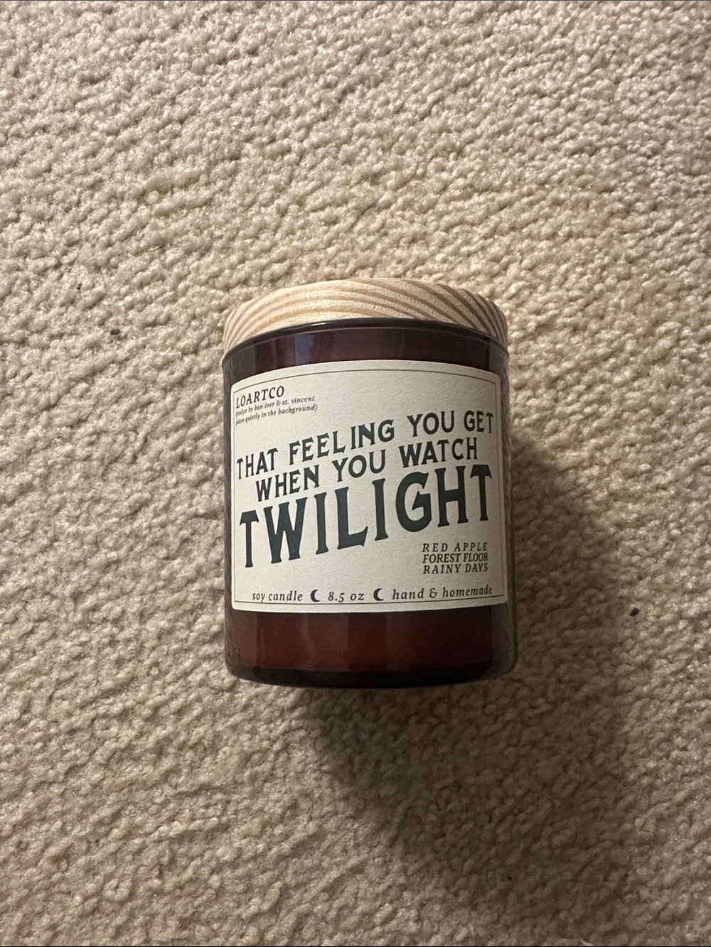 Twilight Soy Candle - Brown